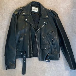 Pre-Loved Leather Biker Jacket